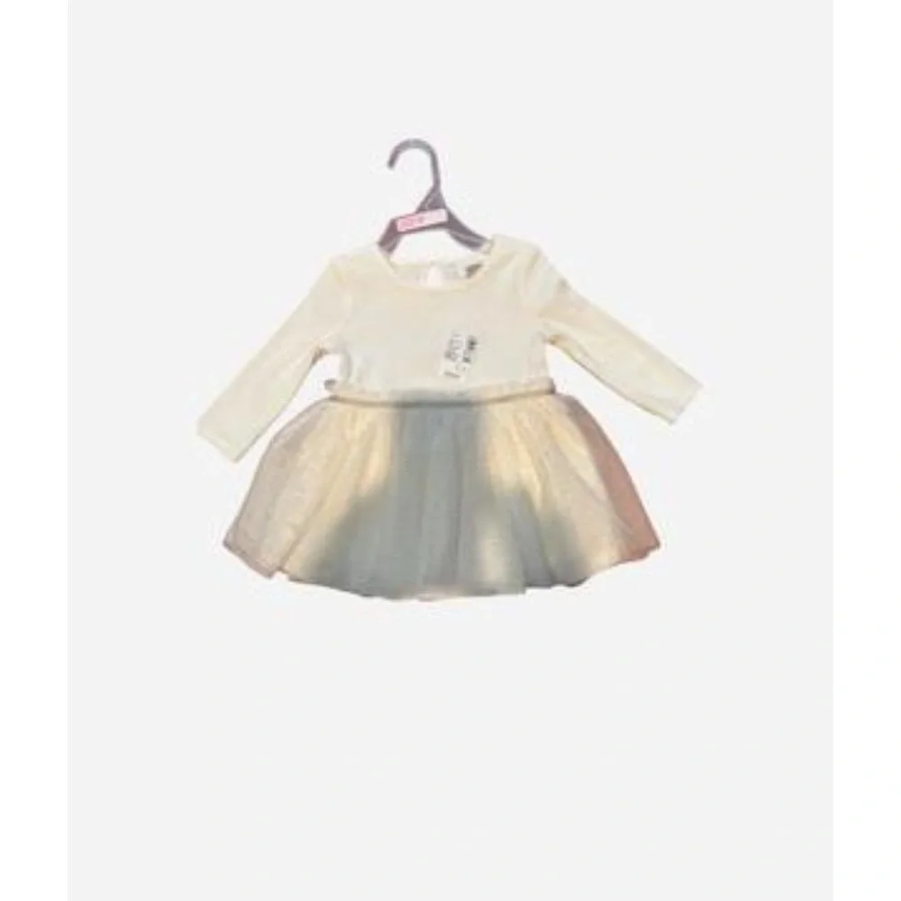 ✅ NWT The Children's Place Daisy Glitter Tutu Dress - 6-9M - Picture 2 of 8